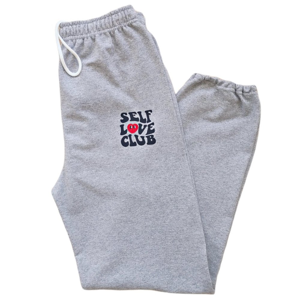 Self Love Club Smiley Heart Sweatpants